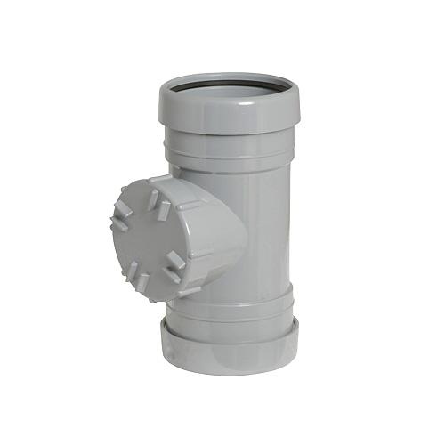 110MM SG - ACCESS PIPE SOIL GREY