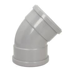 110MM SG - 135' DOUBLE SOCKET BEND SOIL GREY