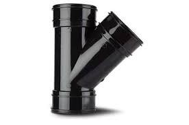 110MM SB - 135' Y TRIPLE SOCKET BRANCH SOIL BLACK