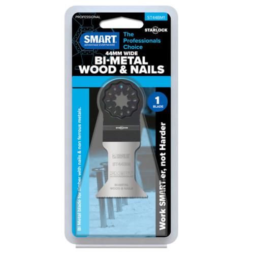 SMART STARLOCK 44MM BI-METAL WOOD & NAILS BLADE