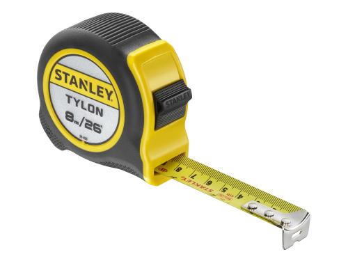 STANLEY POCKET TAPE 8M 25MM CARDED