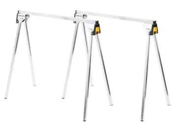 STANLEY ESSENTIAL METAL SAWHORSE TWIN PACK