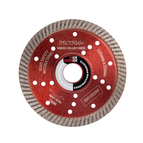 OX PRO TURBO DIAMOND BLADE - MULTI-STEEL - 125/22.23MM