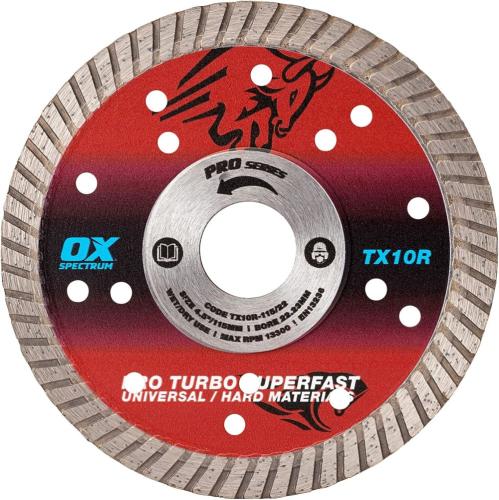 OX PRO TURBO DIAMOND BLADE - MULTI-STEEL - 180/22.23MM