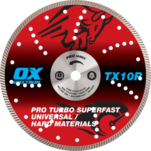 OX PRO TURBO DIAMOND BLADE - MULTI-STEEL - 300/20MM