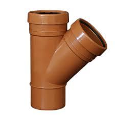 110MM UGP 45' TEE DOUBLE SOCKET BRANCH UNDERGROUND