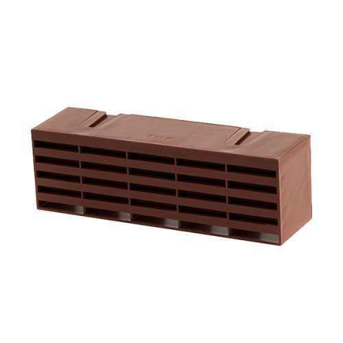 9" X 3" RED PLASTIC AIRBRICK