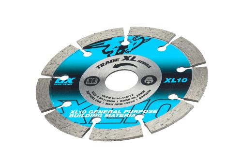 OX TRADE XL-10 SEGMENTED DIAMOND BLADE - GENERAL PURPOSE - 115/22.23MM