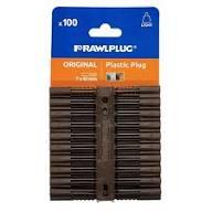RAWLPLUG BROWN WALL PLUGS 1000