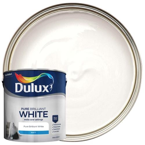 DULUX PURE BRILLIANT WHITE MATT 2.5L
