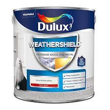 DULUX WEATHERSHIELD PURE BRILLIANT WHITE GLOSS 2.5L