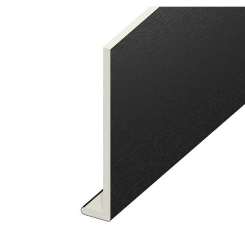 9MM X 150MM X 5M FASCIA BOARD BLACK PREMIUM WOODGRAIN
