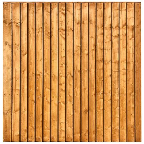 1800mm x 1800mm FEATHER EDGE FENCE PANEL (6'x6')