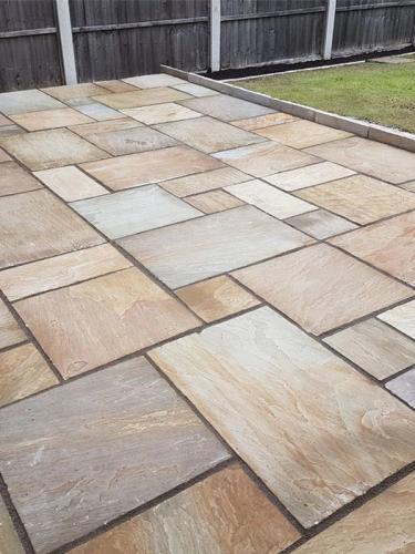 22MM RIPPON NATURAL SANDSTONE SLABS MIXED SIZE PATIO PACKS
