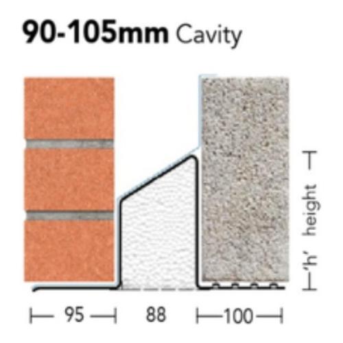 Stressline SL70 Standard Duty Cavity Wall Lintel 3900mm