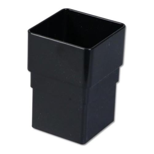 Square Pipe Socket Black