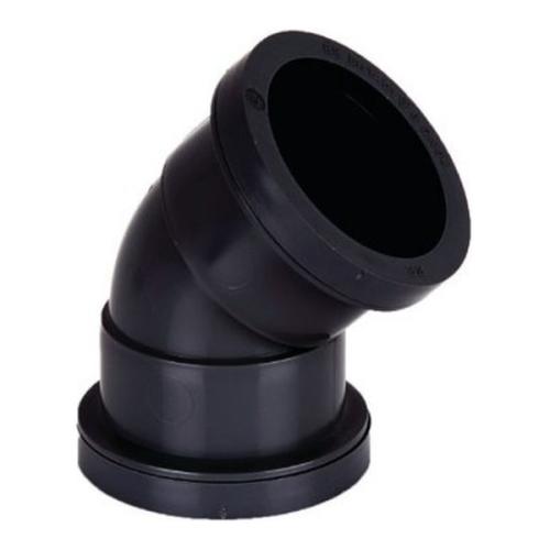Pushfit Waste System 135° Obtuse Bend 32mm Black