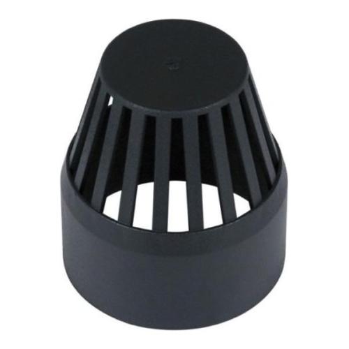 110mm Vent Cowl Bl Black Bird Cage