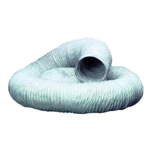 Flexible PVC Hose 1m 100mm Wht