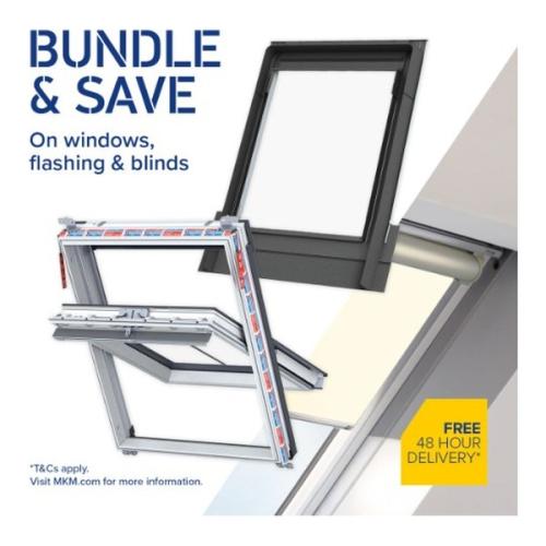 Keylite SRF04 Slate T/Flash Tile Flashing - 780 X 980mm