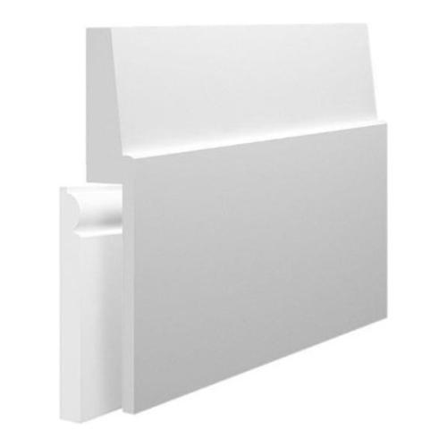 MDF Bevelled Skirting 150mm 6" V Grooved 4.2m (Sold Per Length) 287581