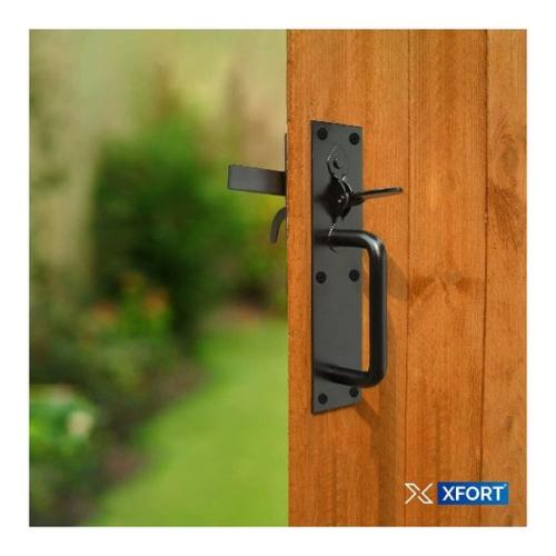 GM Light Suffolk Latch - Eb Gatemate - Epoxy Black 5230013