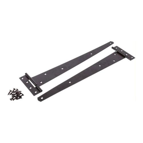 GM Medium Tee Hinge - Eb - 18" Gatemate - Epoxy Black - 18" / 450mm (Pair)
