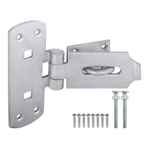 GM Hasp & Staples - G - 6" Gatemate - Safety Hasp & Staples - Galvanised - 6" / 152mm 5331502