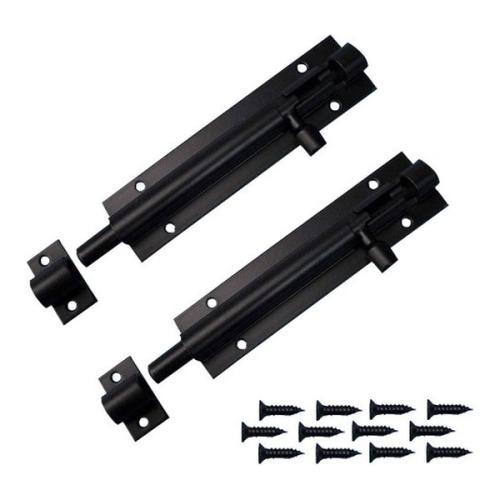 GM Tower Bolt - Eb - 6" Gatemate - Epoxy Black - 6" / 152mm 5101503