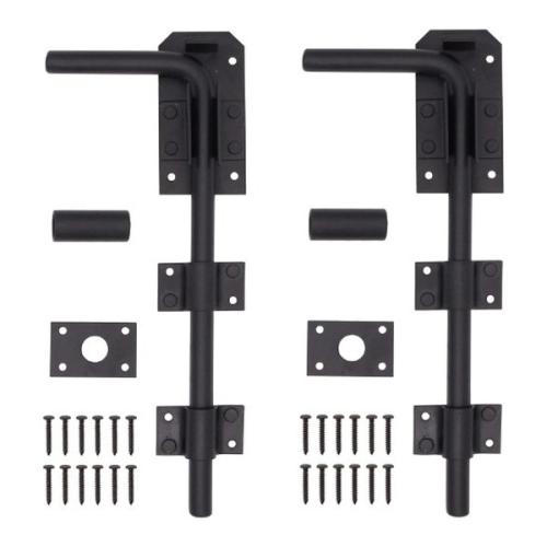 GM Garage Door Bolt - Eb - 18" Gatemate - P71 - Epoxy Black - 18" / 450mm 5204503