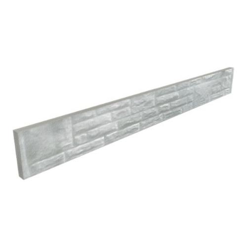 12" Rockfaced Gravel Board WC High Profile Rockface Gravel Board
