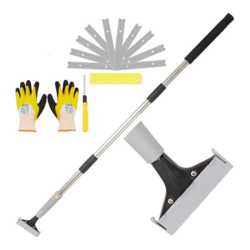 Faithfull Floor Scraper - 8" Heavy-Duty Fibreglass Handle Floor Scraper 200mm / 8"