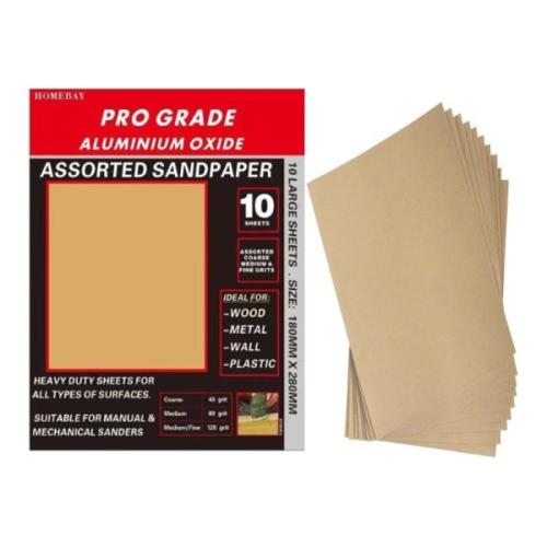 Oakey Assorted Sheets 3 Pack Liberty Green Aluminium Oxide Sheets 230 X 280mm