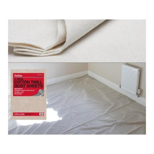 Hvy Duty Cotton Dust Sheet 3.1x2.4m