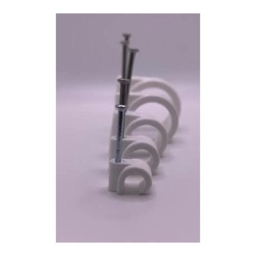 15mm Nail On Clip White Sold Solo 45012313