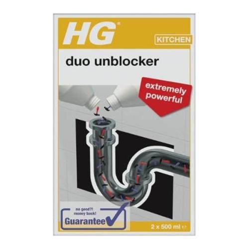 HG Duo Unblocker Kitchen 1L 2 X 500ml 343100106