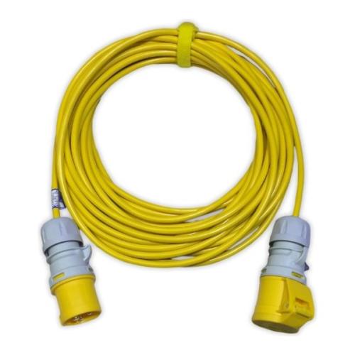 Defender 110V Extension 10m 16A 2.5mm Yellow Arctic Extension Lead
