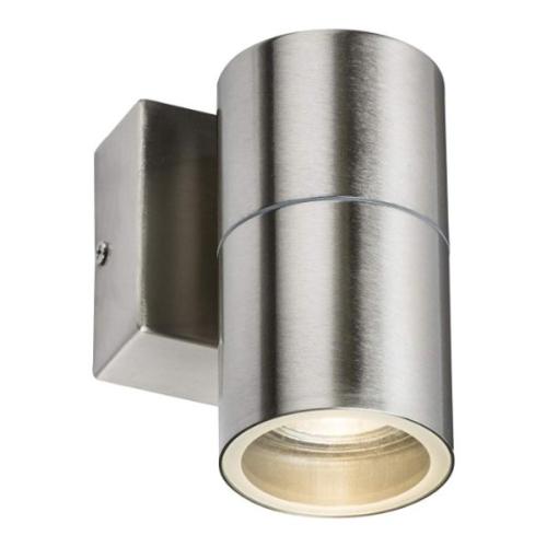 Knghtsbridge Single Light Ag 230V IP54 GU10 Fixed Single Wall Light - Anthracite