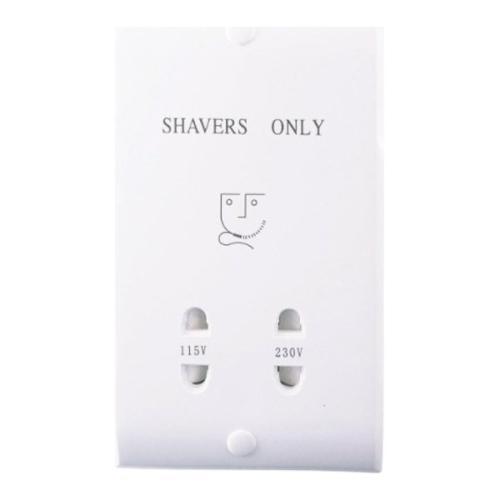 Knightsbridge Shaver Socket N 115/230V Dual Voltage Shaver Socket With Neon
