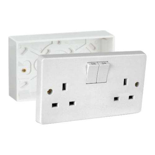 1G Switched 13A 1G Dp Switched Socket