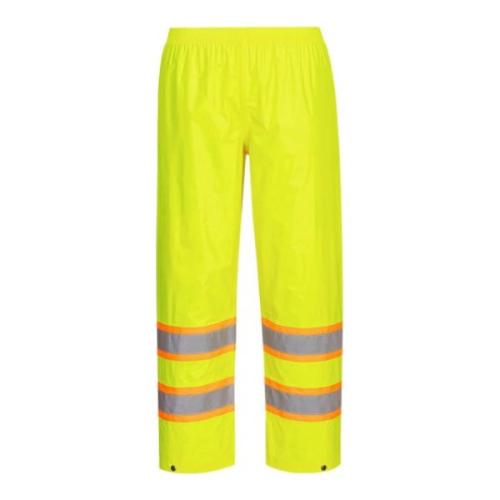 Portwest Hi-Vis Rain Trousers Yellow/Black L