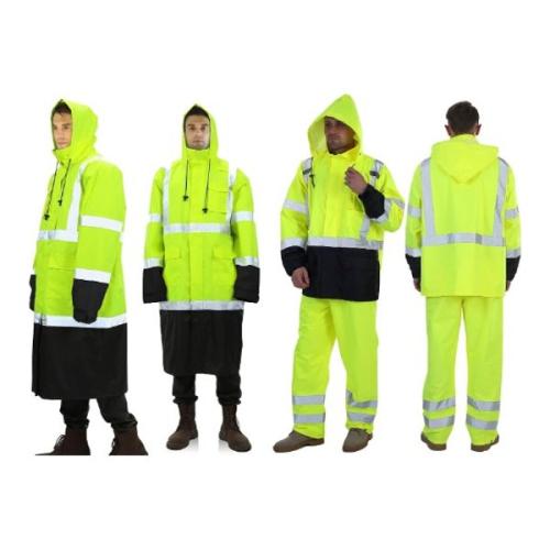 Portwest Hi-Vis Rain Jacket Xxl