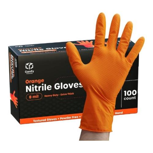 Show A Red/Orange Gloves Size 9