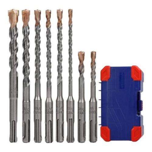 Abracs 9PC Sds+ Drill Bit Set