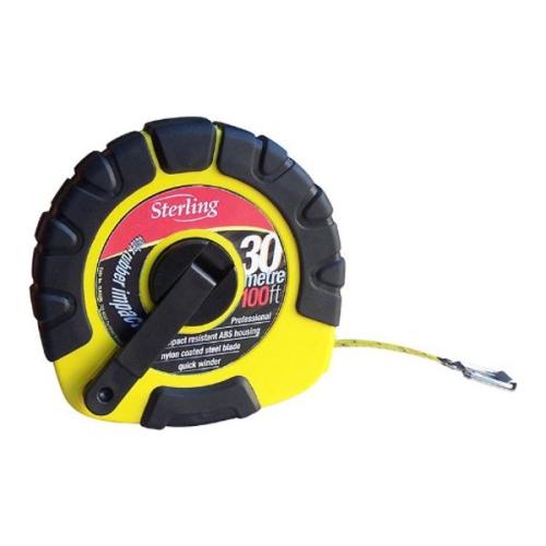 OX Trade Closed - 30m / 100FT Closed Reel Tape Measure