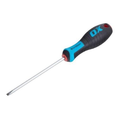 Faithfull Parallel 5.5X150mm Soft-Grip Screwdriver Slotted Parallel Tip