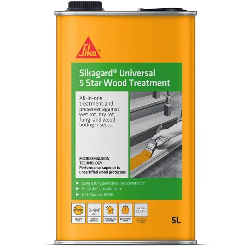 Sikagard Wood Treatment 5L Universal 5 Star
