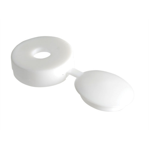 Forgefix Screw Cover Cap White 100pk