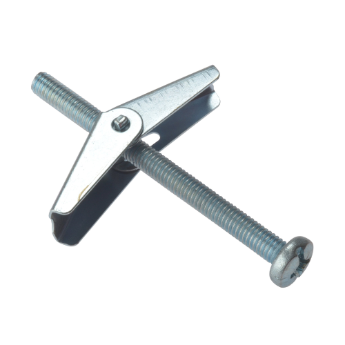 Forgefix Spring Toggle Zinc M5 x 50mm 10Pk