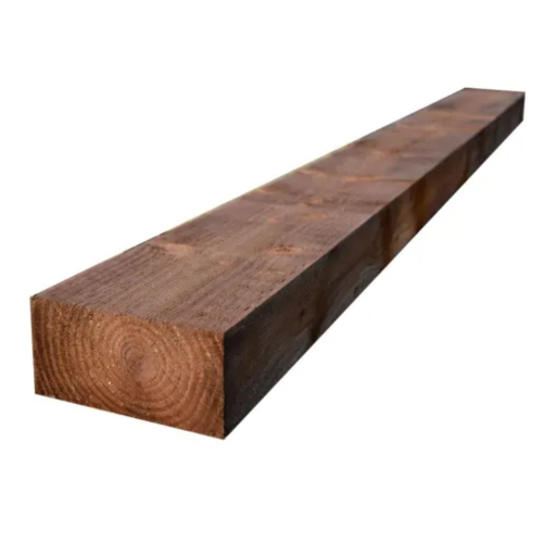 Treated Railway Sleeper Brown 195mm x 95mm x 2.4m